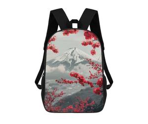 sinyumoney Japan Theme Poster Temple Mochila Escolar Para Niñas Mochila Impermeable Mochila Informal De Día Mochila Ligera Para Niño Y Niña Mochila Escolar 17inch