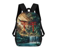 sinyumoney Japan Torii Gate Beautiful Mochila Escolar Infantil Impresa En 3D Mochila De Viaje De Alta Capacidad Bolsas Para Libros Mochila Infantil 17inch
