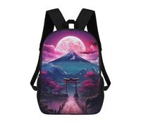 sinyumoney Japan Torri Gate Night Mochilas Para Niños Y Estudiantes, Mochilas Escolares Impresas En 3D, Mochilas Para Estudiantes De Primaria Y Secundaria Para Niños Y Niñas 17inch