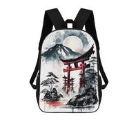 sinyumoney Japanese Abstarct Ink Mochila Escolar Impresa En 3D Mochila Escolar De Moda Para Niños Mochilas Para Niños Estudiantes De Secundaria 17inch