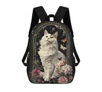 sinyumoney Japanese Bobtail Mochila Infantil Con Impresión 3D, Mochila Escolar Para Niños, Mochila Informal Divertida Para Niños Y Adolescentes 17inch