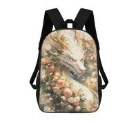 sinyumoney Japanese Dragon Anime Art Mochila Escolar Infantil Estampada Para Adultos Y Niños, Mochila De Viaje Para El Día A Día 17inch
