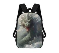 sinyumoney Japanese Dragon in Ocean Mochila Escolar Para Niños, Mochila Escolar Impresa En 3D Para Estudiantes De Primaria Y Secundaria 17inch