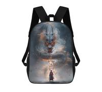 sinyumoney Japanese Dragon Mochilas Mochilas Infantiles Mochila Escolar Mochila Escolar Infantil Impresa En 3D Mochilas De Viaje De Moda Para Niños De Primaria Y Secundaria 17inch