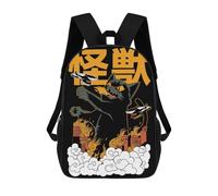 sinyumoney Japanese Edo Horror Japon Mochilas Para Niños, Mochilas Escolares Personalizadas En 3D Para Niños Y Niñas, Mochilas Escolares Grandes, Mochilas Informales Para El Día A Día 17inch
