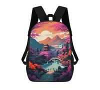 sinyumoney Japanese Fantasy 04 Mochilas Para Niños Mochila Escolar Mochila Escolar Impresa En 3D Para Niños Estudiantes De Primaria Y Secundaria 17inch