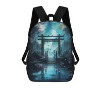 sinyumoney Japanese Fantasy Gate Mochila Escolar Para Niñas Mochila Impermeable Mochila Informal De Día Mochila Ligera Para Niño Y Niña Mochila Escolar 17inch