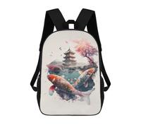 sinyumoney Japanese Iconic 2 Mochila Escolar Impresa En 3D Para Niños, Mochila Escolar, Mochilas De Viaje, Bolso Informal De Moda Para Niños Y Estudiantes 17inch
