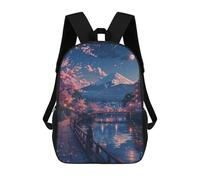 sinyumoney Japanese Landscape Blossom Mochilas Escolares Impresas En 3D, Mochila Escolar Informal Para Niños, Mochila Escolar De Moda Para Estudiantes De Secundaria 17inch