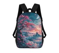sinyumoney Japanese Landscape Mochila Para Niños, Adolescentes Y Estudiantes, Mochilas Para Niñas, Mochilas Para Niños Pequeños, Primaria Y Secundaria 17inch