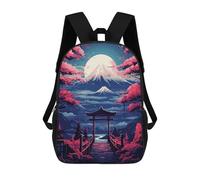 sinyumoney Japanese Landscapes Mochila Escolar Impresa En 3D Para Niños Mochilas De Viaje De Alta Capacidad Bolsas Para Libros Mochila Escolar Para Niños Mochila 17inch