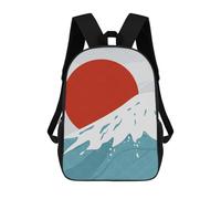sinyumoney Japanese Minimal Mountain Mochila Escolar Para Niñas Y Niños, Mochilas De Gran Capacidad, Mochilas Ligeras Para Niños Y Estudiantes 17inch