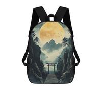 sinyumoney Japanese Mountain Gate Mochila Escolar Infantil Impresa En 3D Para Niños, Mochilas De Viaje, Bolsas Para Libros, Mochila Escolar Infantil 17inch