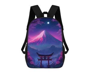 sinyumoney Japanese Nature Mochila Escolar Mochila De Día Mochila De Negocios Mochila Impermeable Para Libros Para Hombres/mujeres 17inch