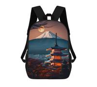 sinyumoney Japanese Night 09 Mochila Escolar Mochila Para Niñas Y Niños Mochilas De Gran Capacidad Mochilas Ligeras Para Niños Y Estudiantes 17inch
