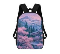 sinyumoney Japanese Painting Mochilas Impresas En 3D Para Niños, Mochila Escolar, Mochila Informal Para Exteriores, Mochila Informal De Moda Para Niños, Lindas Bolsas De Viaje 17inch