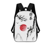 sinyumoney Japanese Shrine Mochila Escolar Impresa En 3D Para Niños 17inch Mochilas Para Niños Y Niñas, Mochilas Escolares Para Niños, Mochilas De Viaje