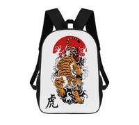 sinyumoney Japanese Tiger Mochila Impresa En 3D Para Niños, Mochila Escolar, Mochilas De Viaje Para Niños, Bolsas De Libros De Alta Capacidad, Mochila Infantil 17inch