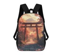 sinyumoney Japanese Torii Gate Pathway Mochilas Infantiles Impresas En 3D Para Niños. Mochilas De Viaje De Moda Para Niños. Mochila Escolar Para Estudiantes De Primaria Y Secundaria.