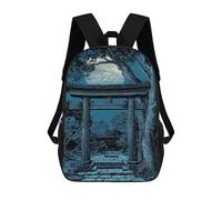 sinyumoney Japanese Torii Gate Under Moonlight Mochila Para Niños, Adolescentes Y Estudiantes, Mochilas Para Niñas, Mochilas Para Niños Pequeños, Primaria Y Secundaria 17inch