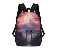 sinyumoney Japanese Torri Gate Mochila Escolar Infantil Impresa En 3D Para Niños, Mochila De Viaje De Alta Capacidad, Bolsas Para Libros, Mochila Escolar Infantil 17inch