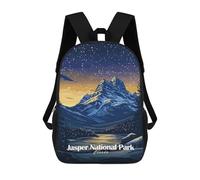 sinyumoney Jasper National Park Mochila Escolar Infantil Impresa En 3D Mochila De Viaje De Alta Capacidad Bolsas Para Libros Mochila Infantil 17inch