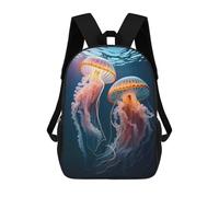 sinyumoney Jellyfish Colorful Mochilas Para Niños Y Estudiantes, Mochilas Escolares Impresas En 3D, Mochilas Para Estudiantes De Primaria Y Secundaria, Mochilas Para Niños Y Niñas 17inch