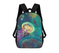sinyumoney Jellyfish Encounter Mochila Escolar Infantil Impresa En 3D Para Niños, Mochilas De Viaje, Bolsas Para Libros, Mochila Escolar Infantil 17inch