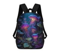 sinyumoney Jellyfish Glow in The Dark -1 Mochila Escolar Impresa En 3D 17inch Mochilas De Moda Para Niños, Mochilas Escolares Para Niños De Primaria Y Secundaria