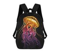 sinyumoney Jellyfish New Art Mochilas Infantiles Mochila Escolar Impresa En 3D Para Niños Mochilas De Viaje Bolsas Para Libros Para Niños 17inch Mochila Escolar