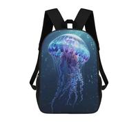 sinyumoney Jellyfish Sea Mochilas Para Niños Mochila Escolar Mochila Escolar Impresa En 3D Para Niños Estudiantes De Primaria Y Secundaria 17inch