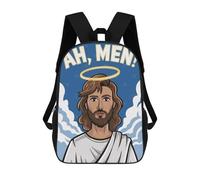 sinyumoney Jesus Christ Cartoon Mochila Infantil De Moda Divertida Mochila Escolar Para Niños Y Adolescentes Con Impresión 3D Para Niños 17inch