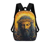 sinyumoney Jesus Christ Crown of Thorns Art Print -3 Mochilas Para Niños 17inch Mochila Escolar Mochila Escolar Impresa En 3D Para Niños De Primaria Y Secundaria