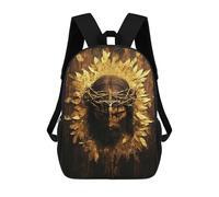 sinyumoney Jesus Christ Crown Of Thorns Mochila Escolar Para Niñas Mochila Impermeable Mochila Informal De Día Mochila Ligera Para Niño Y Niña Mochila Escolar 17inch