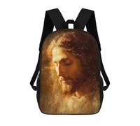 sinyumoney Jesus Christ Painting Artwork Mochila Escolar Informal Para El Día A Día, Para La Escuela, El Trabajo Y Los Viajes Para Hombres, Mujeres Y Adolescentes. 17inch