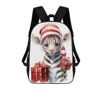 sinyumoney Jolly Puppy Zebra Mochila Escolar Resistente Al Agua, Mochila De Viaje, Bolsa Para Computadora Para Campus, Viajes Al Aire Libre, Deportes 17inch