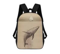 sinyumoney Jonah And The Whale A Journey of Redemption Mochilas Para Niños Mochila Escolar Mochila Escolar Impresa En 3D Para Niños Estudiantes De Primaria Y Secundaria 17inch