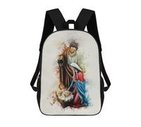 sinyumoney Joseph Mary And Jesus Mochila Infantil De Moda Divertida Mochila Escolar Para Niños Y Adolescentes Con Impresión 3D Para Niños 17inch