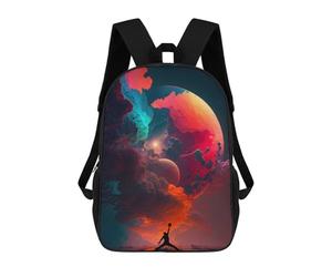sinyumoney Journey Beyond The Stars Mochila Escolar Infantil Impresa En 3D Para Niños, Mochila De Viaje De Alta Capacidad, Bolsas Para Libros, Mochila Escolar Infantil 17inch