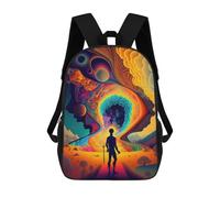 sinyumoney Journey Through Cosmic Whimsy Mochilas Infantiles Mochila Escolar Mochila Impresa En 3D Para Niños Mochilas De Viaje Bolsas Para Libros Mochila Escolar Para Niños 17inch
