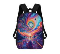 sinyumoney Journey Through Cosmos Mochila Escolar De Moda Para Estudiantes, Adecuada Para Niños Y Niñas, Mochila Informal Para Viajes Al Aire Libre, Esencial Para El Día A Día 17inch