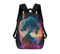 sinyumoney Journey Through The Glass Forest Mochila Infantil Para Niñas Y Niños, Mochila De Día, Escuela Primaria, Perfecta Para La Vuelta Al Cole O Educación Física, Regalos Y Viajes 17inch