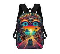 sinyumoney Journey to Paradise Mochila Escolar Infantil Con Impresión 3D, Mochila Escolar Informal Para Niños De Primaria Y Secundaria 17inch