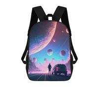 sinyumoney Journey to The Stars -2 Mochila Escolar Para Niños, Mochila Escolar Impresa En 3D Para Estudiantes De Primaria Y Secundaria 17inch