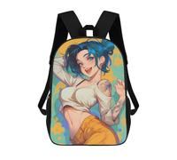 sinyumoney Joyful Anime Girl WAIFU Mochila Escolar Impresa En 3D 17inch Mochilas De Moda Para Niños, Mochilas Escolares Para Niños De Primaria Y Secundaria