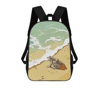 sinyumoney Jump Into The Sea Mochila Escolar Mochila De Día Mochila De Negocios Mochila Impermeable Para Libros Para Hombres/mujeres 17inch