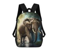 sinyumoney Jungle Elephant Majesty Mochila Infantil De Moda Divertida Mochila Escolar Para Niños Y Adolescentes Con Impresión 3D Para Niños 17inch