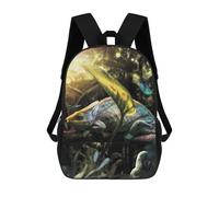sinyumoney Jungle Party Mochila Escolar Para Niñas Mochila Impermeable Mochila Informal De Día Mochila Ligera Para Niño Y Niña Mochila Escolar 17inch