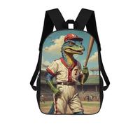 sinyumoney Jurassic Baseball Star 7 Mochila Infantil, Mochila Escolar Para Niños Y Adolescentes, Mochila De Viaje, Mochila Escolar, Mochila Para Libros 17inch