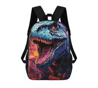 sinyumoney Jurassic Night T-Rex Roars Mochila Escolar Grande Resistente Al Agua Para Portátil Para La Escuela/trabajo/viajes 17inch